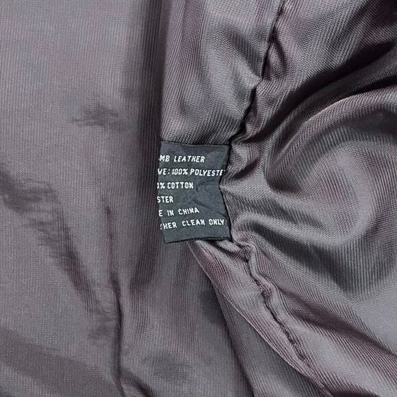 Vintage Genuine Leather Jacket Jet Black J Park Collection Biker 90s - Picture 5 of 7